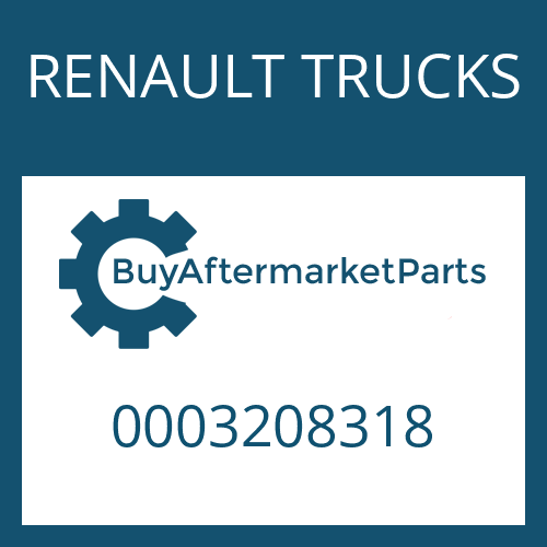0003208318 RENAULT TRUCKS DOUBLE CONE RING