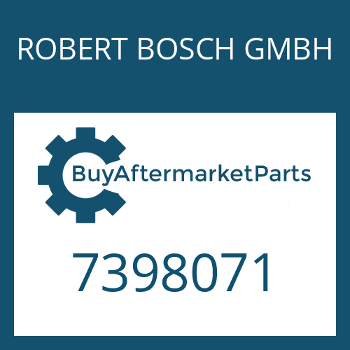 ROBERT BOSCH GMBH 7398071 - O-RING