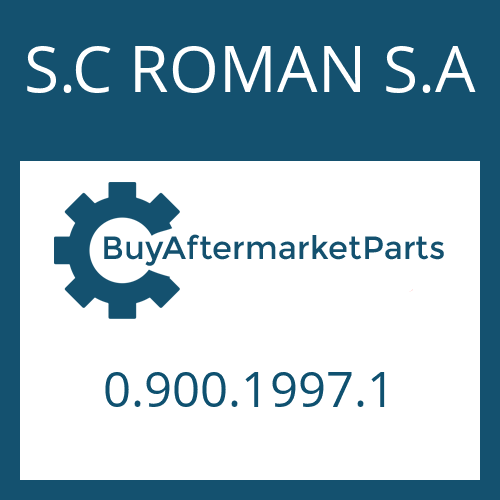 S.C ROMAN S.A 0.900.1997.1 - TAPER ROLLER BEARING