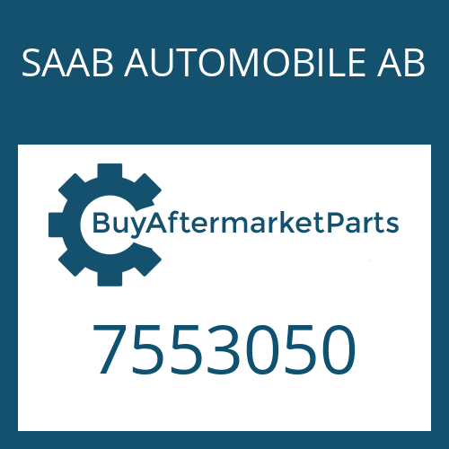 SAAB AUTOMOBILE AB 7553050 - SPRING CLUTCH DISC