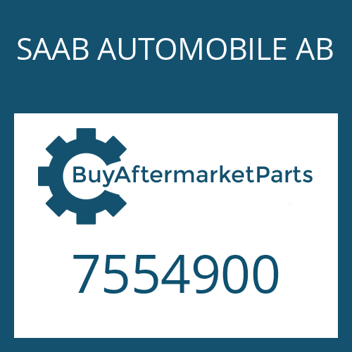 SAAB AUTOMOBILE AB 7554900 - STOP-RING