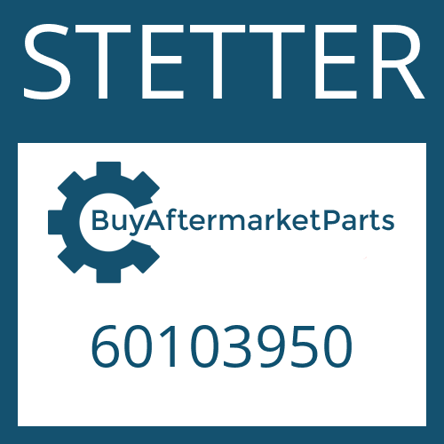 60103950 STETTER AXIAL NEEDLE CAGE