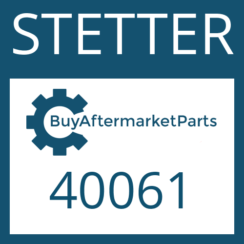 STETTER 40061 - INTAKE FILTER