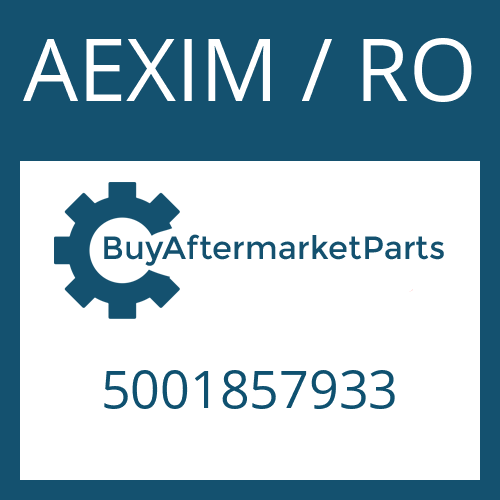 AEXIM / RO 5001857933 - TYPE PLATE