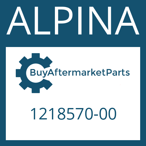 ALPINA 1218570-00 - ROUND SEALING RING
