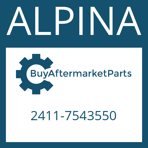 ALPINA 2411-7543550 - OIL FILTER