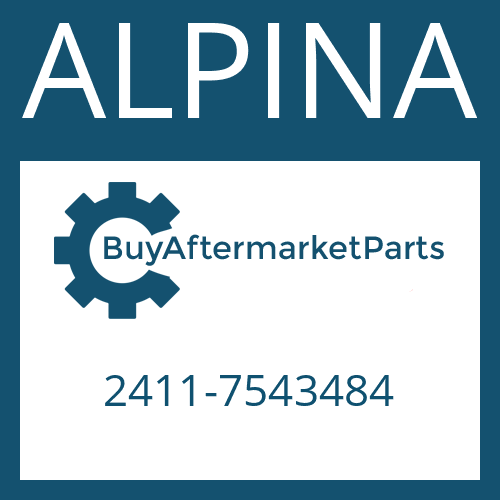 ALPINA 2411-7543484 - GASKET