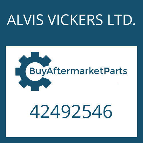 ALVIS VICKERS LTD. 42492546 - RETAINING RING