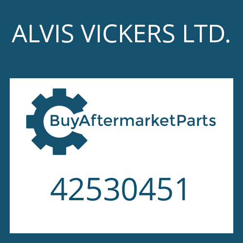 ALVIS VICKERS LTD. 42530451 - SEALING RING