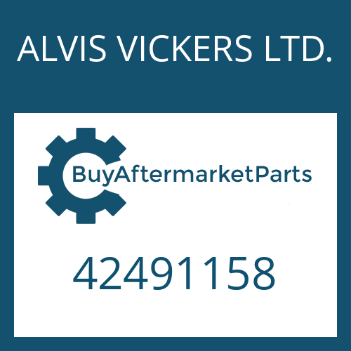 ALVIS VICKERS LTD. 42491158 - COMPR.SPRING