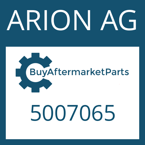 ARION AG 5007065 - HOUSING DISK