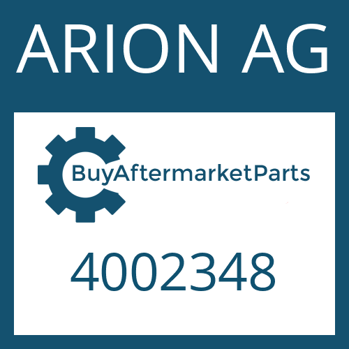 ARION AG 4002348 - SEALING RING