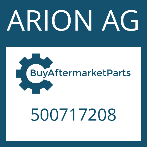 ARION AG 500717208 - NEEDLE SLEEVE