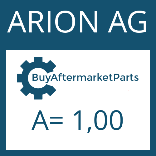 ARION AG A= 1,00 - WASHER