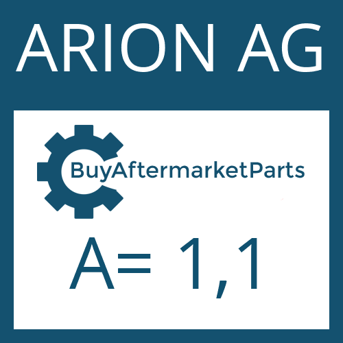 ARION AG A= 1,1 - WASHER