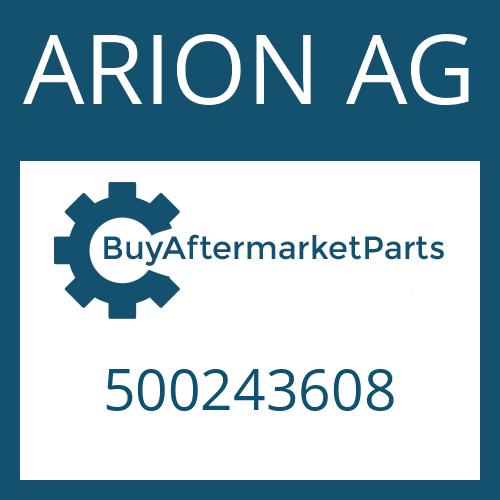 ARION AG 500243608 - END SHIM