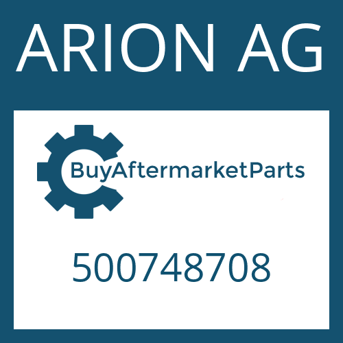 ARION AG 500748708 - SHAFT SEAL