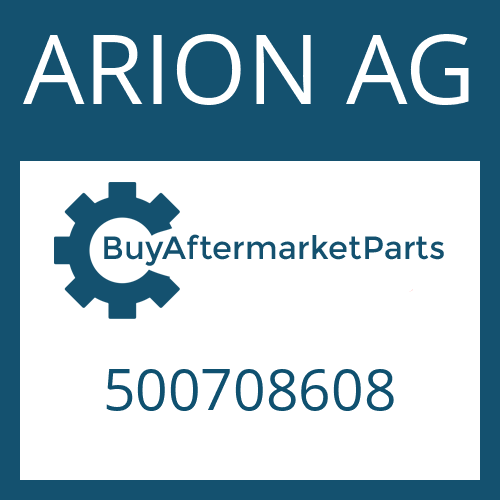 ARION AG 500708608 - BALL BEARING