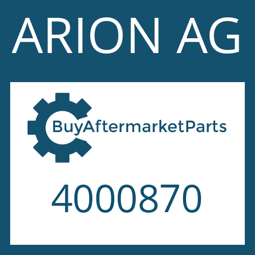 ARION AG 4000870 - RETAINING RING
