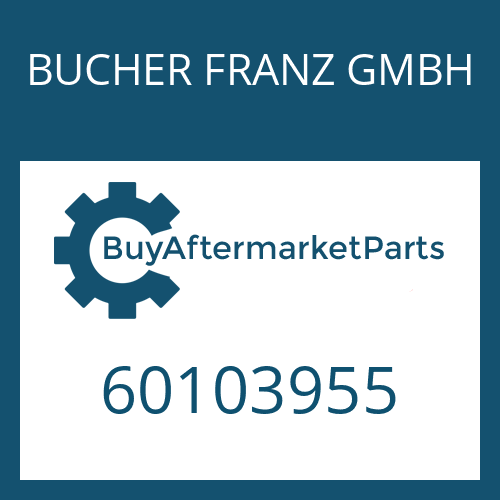 BUCHER FRANZ GMBH 60103955 - WASHER