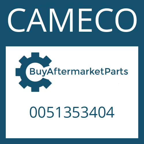 CAMECO 0051353404 - WASHER