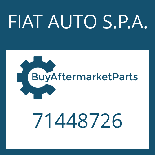 FIAT AUTO S.P.A. 71448726 - STOP WASHER