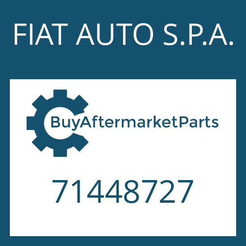 FIAT AUTO S.P.A. 71448727 - STOP WASHER