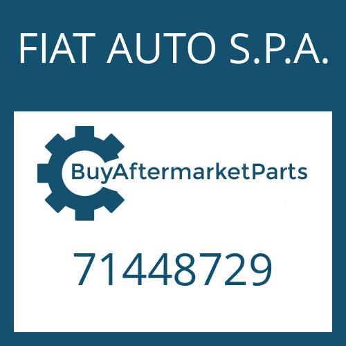 FIAT AUTO S.P.A. 71448729 - STOP WASHER