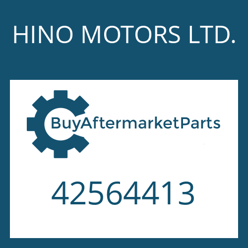HINO MOTORS LTD. 42564413 - SCREW PLUG