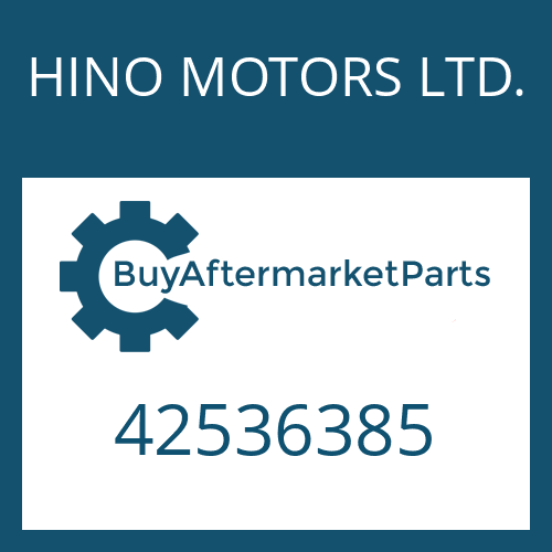 HINO MOTORS LTD. 42536385 - SEALING RING