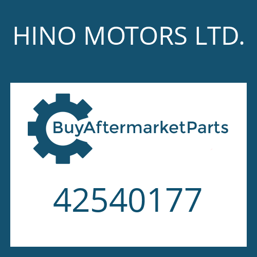 HINO MOTORS LTD. 42540177 - SEALING RING