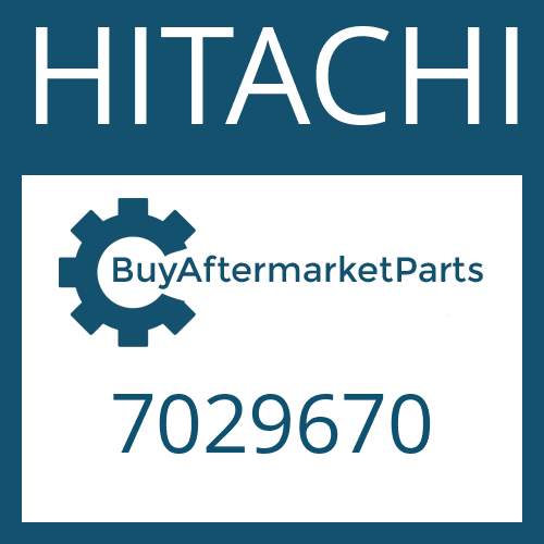 HITACHI 7029670 - WASHER