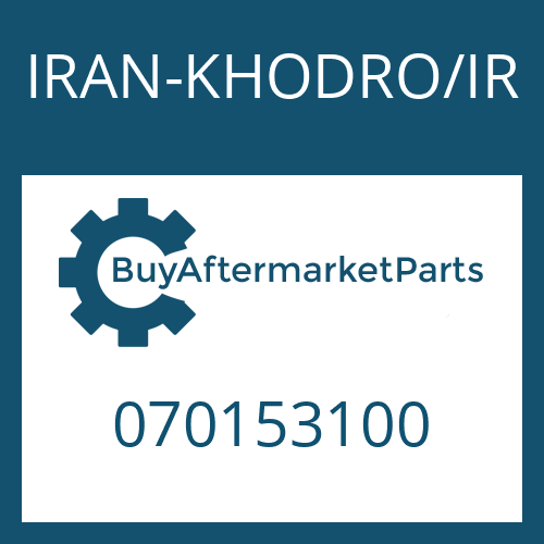 070153100 IRAN-KHODRO/IR SUPPORT SHIM