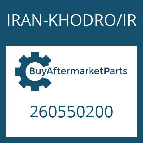 IRAN-KHODRO/IR 260550200 - SHAFT SEAL