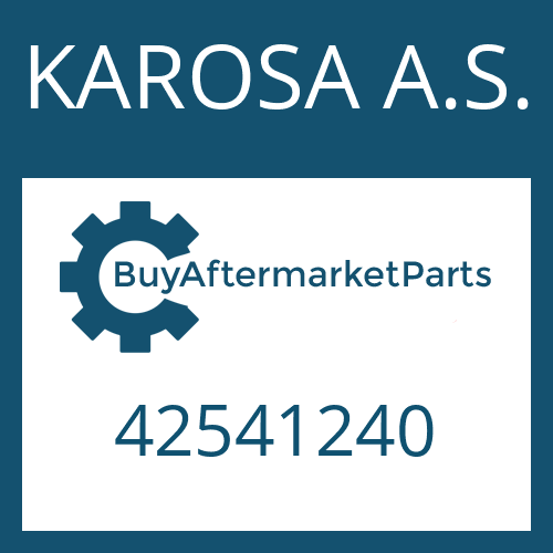 KAROSA A.S. 42541240 - PRESSURE PART