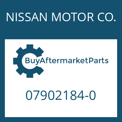 NISSAN MOTOR CO. 07902184-0 - WASHER