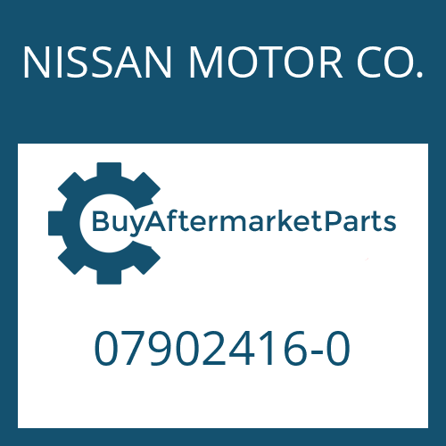 NISSAN MOTOR CO. 07902416-0 - WASHER