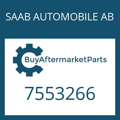 SAAB AUTOMOBILE AB 7553266 - SNAP RING