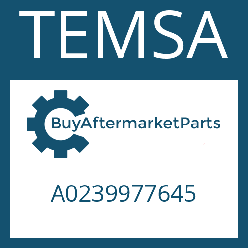 TEMSA A0239977645 - SEALING RING