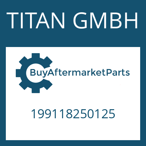 TITAN GMBH 199118250125 - PLANETARY GEAR