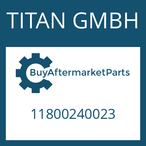 TITAN GMBH 11800240023 - SPRING