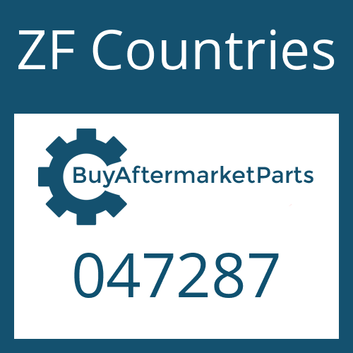 ZF Countries 047287 - TAPERED ROLLER BEARING