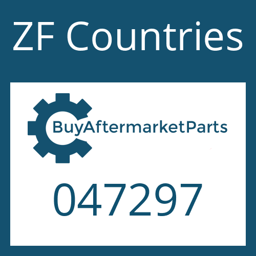 ZF Countries 047297 - O-RING
