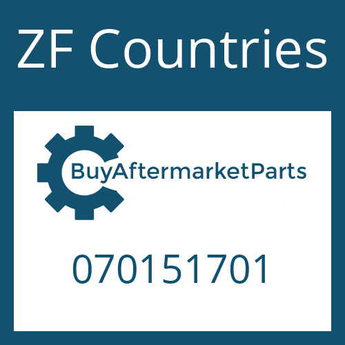 ZF Countries 070151701 - HEXAGON NUT