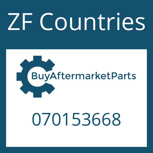 ZF Countries 070153668 - O-RING