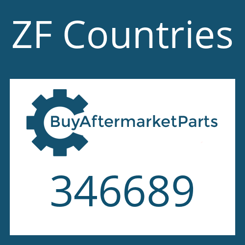 ZF Countries 346689 - COVER PLATE