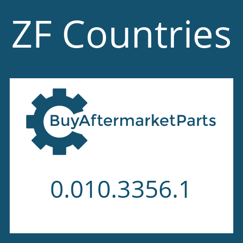 ZF Countries 0.010.3356.1 - CAP SCREW