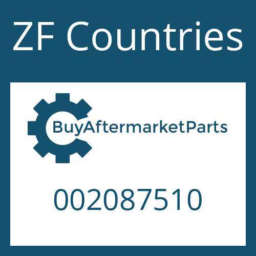 002087510 ZF Countries SHAFT SEAL