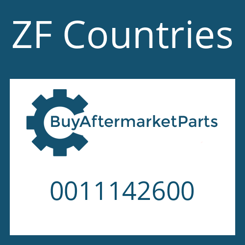 ZF Countries 0011142600 - SNAP RING