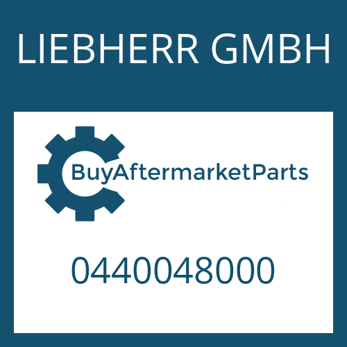 LIEBHERR GMBH 0440048000 - PRESSURE SWITCH